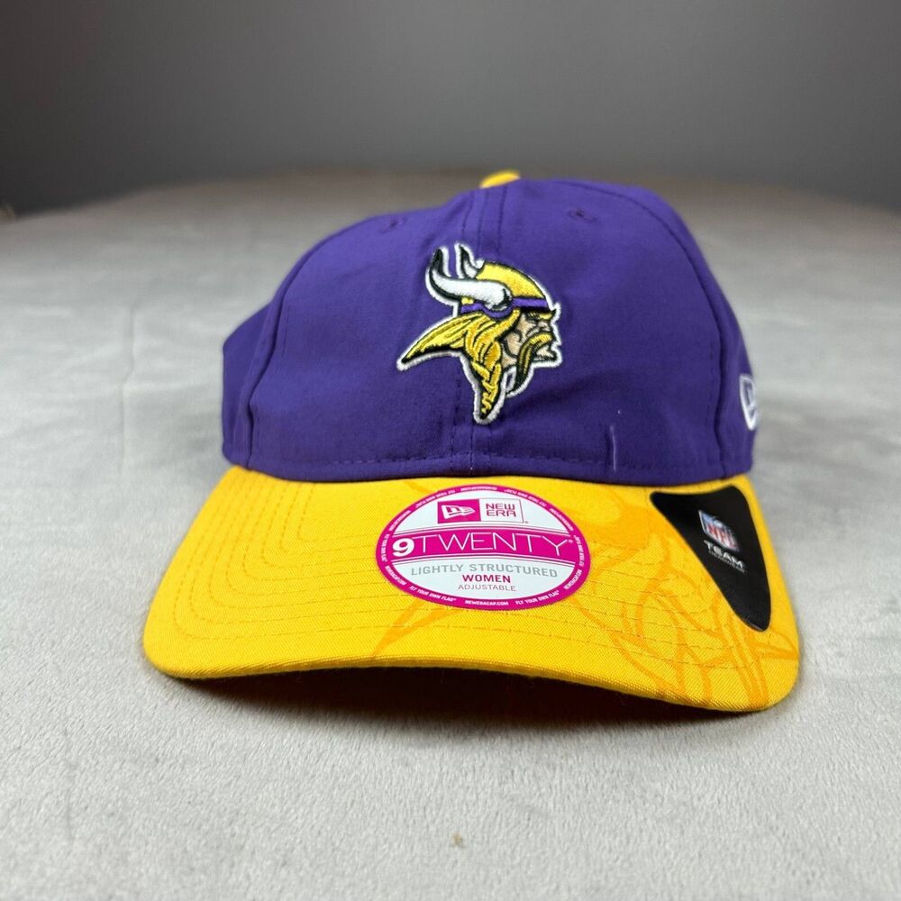New Era Minnesota Vikings Hat Cap Women Purple 9Twenty Adjustable